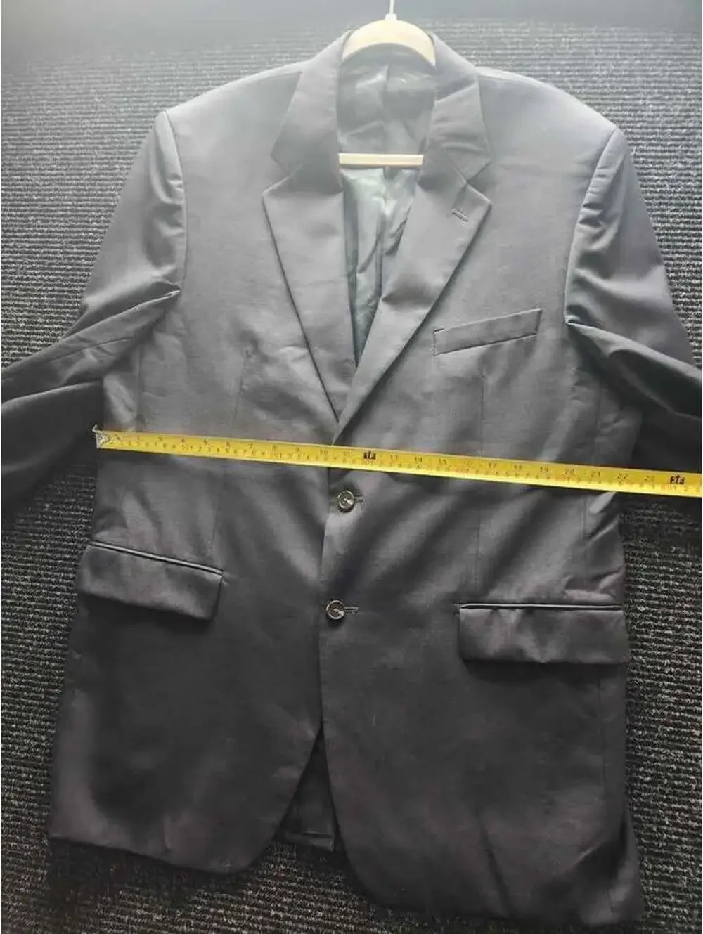 Chaps Black Men's Blazer 44 Long